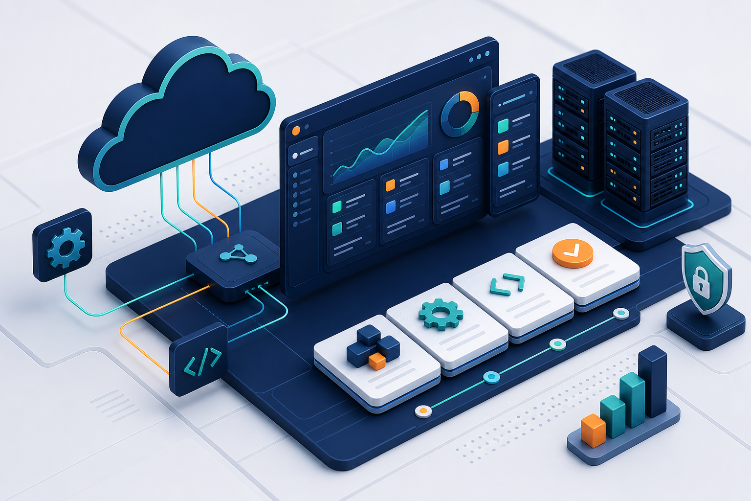 Cloud software architecture and secure integrations